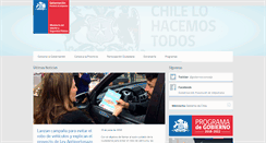 Desktop Screenshot of gobernacionvalparaiso.gov.cl